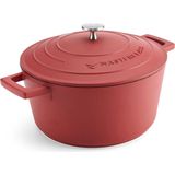 Braadpan, 24cm - 4 L - Rood - Lichtgewicht - Levenslange garantie - Geschikt voor inductie - MasterClass