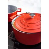 MasterClass Gietaluminium Rode Kookpan,L