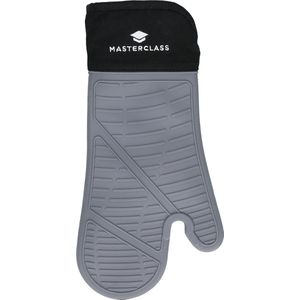 MasterClass - Ovenhandschoen - Zwart - Siliconen - Hittebestendig tot 250°C