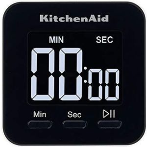 KitchenAid - Magnetische keukentimer met achtergrondverlichting, 100 minuten