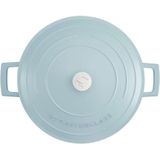 Braadpan, 28cm - 5 L -Licht Blauw - Lichtgewicht - Levenslange garantie - Geschikt voor inductie - MasterClass