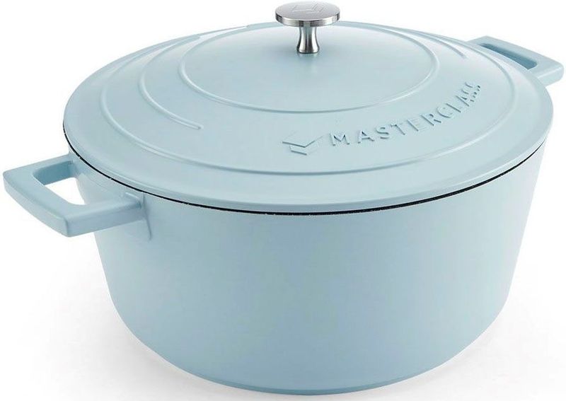 Braadpan, 28cm - 5 L -Licht Blauw - Lichtgewicht - Levenslange garantie - Geschikt voor inductie - MasterClass