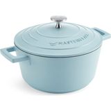 MasterClass Hemelsblauwe Aluminium Braadpan,L
