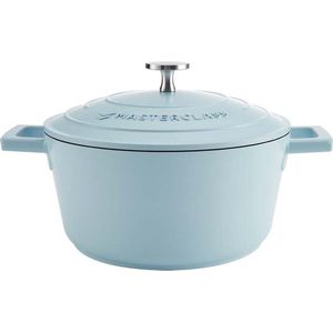 MasterClass Hemelsblauwe Aluminium Braadpan,L