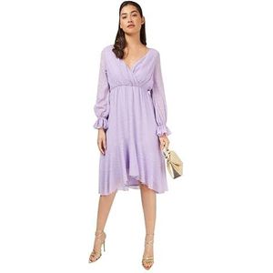 Little Mistress Hoge laag jurk voor dames, Paars, 40