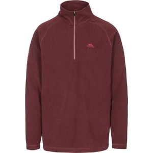 Trespass - Heren Keynote Anti Pluis 1/4 Rits Fleece Vest (Bordeaux Rood)