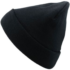 Absolute Apparel - Atlantis Pier Thinsulate Thermische Dubbel Voering Beanie Muts  (Navy)
