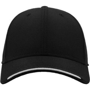 Atlantis Estoril Jacquard Weave 6 Panel Cap (Zwart)