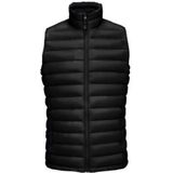 SOLS - Wilson - Bodywarmer - Zwart - 90% Dons/10% Veren, Douchebestendig, Nylon Buiten