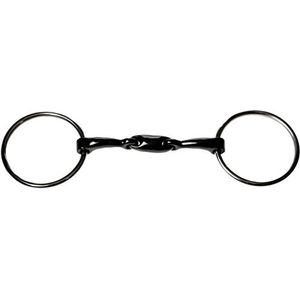 Korsteel Zoetijzeren Ovaal Link Losse Ring Snaffle Bit (5in (125mm)) (Zilver)