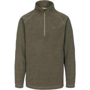 Trespass - Heren Keynote Anti Pluis 1/4 Rits Fleece Vest (Bruin)