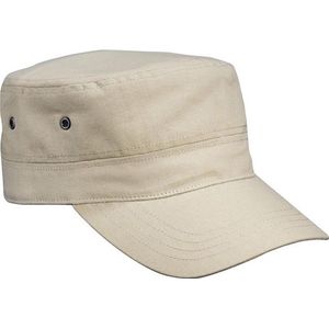 Myrtle Beach Volwassenen Unisex Militaire Kap (Khaki)