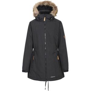 Trespass - Celebrity - Geïsoleerde Lange Parka - Zwart - 100% Polyester