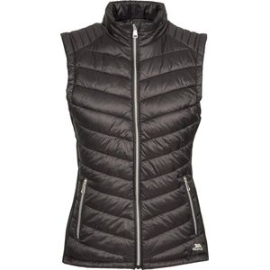 Trespass - Elanora - Gewatteerde Bodywarmer - Zwart - 100% Polyamide Buitenkant, 100% Polyester Voering en Vulling