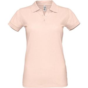 SOLS Dames dames Perfect Pique Poloshirt met korte mouwen (Romig Roze)