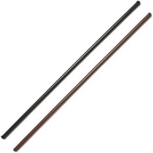 HySCHOOL Lederen wandelstok (55cm) (Zwart)