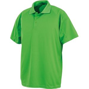 Spiro Unisex Volwassenen Impact Performance Aircool Polo Shirt (Lime Punch)