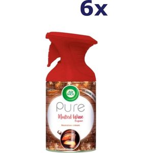 6x Airwick Pure Luchtverfrisser Spray - Mulled Wine 250ML