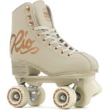 Rio Roller Quad Skates Rolschaatsen voor volwassenen, uniseks, roze (Rose Cream), maat 42