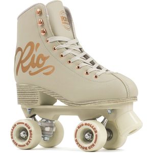 Rio Roller Quad Skates Rolschaatsen voor volwassenen, uniseks, roze (Rose Cream), maat 42