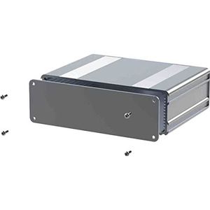 RS PRO, Schaalbehuizing, zilver, geanodiseerd aluminium, 160 x 169,8 x 53,8 mm