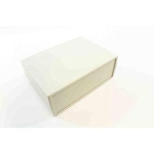 RS PRO Schelpbehuizing, Beige, ABS, 70 x 140 x 190mm (Huisvesting), Elektronica benodigdheden + Behuizing, Beige