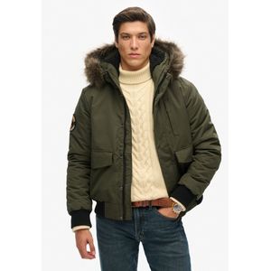 Superdry - Everest - Bomberjack - Zwart - Nylon - Capuchon met Neppels