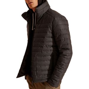 Superdry - Fuji - Jas - Zwart - Polyester - Gewatteerd met Dubbele Rits