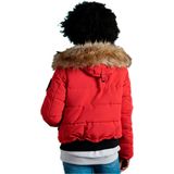 Superdry - Everest Bomberjack - Zwart - 100% Polyester - Afneembare Capuchon
