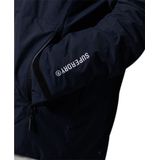 Superdry - Energy Hurricane - Jasje - Blauw - Fleece Voering, Verstelbare Zoom, Ritssluiting