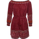 Superdry - Ameera - Playsuit - Rood - Off Shoulder