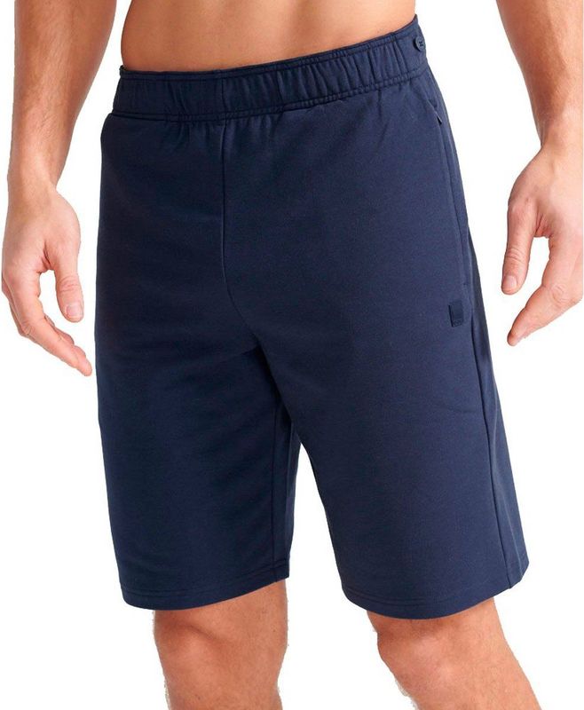 Superdry - Flex Korte Broek - Blauw - Polyester Katoen Elastaan