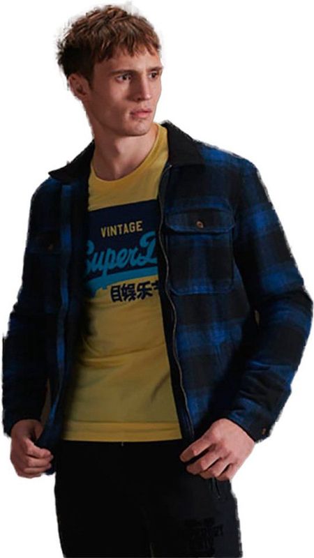 Hunting - Zip Through Overshirt - Multicolor - Wollen - Gewatteerde Voering