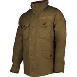Waxed Field Deck Jacket - Groen - Katoen - Drie Externe Zakken