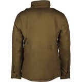Waxed Field Deck Jacket - Groen - Katoen - Drie Externe Zakken