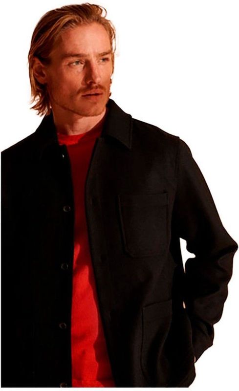 Superdry - Utility - Wollen Overshirt - Met Knoopsluiting - Drie Zakken
