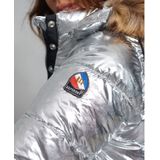 Toya - Bomberjack - Metallic - Imitatiebont - Gerecycled Polyester