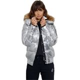 Toya - Bomberjack - Metallic - Imitatiebont - Gerecycled Polyester