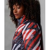 Superdry - Sportstyle Statement - Puffer Jas - Blauw - Gerecycled Polyester