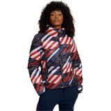 Superdry - Sportstyle Statement - Puffer Jas - Blauw - Gerecycled Polyester