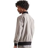 Superdry - Moody Ripstop Bomber Jas - Grijs - Katoen/Polyester