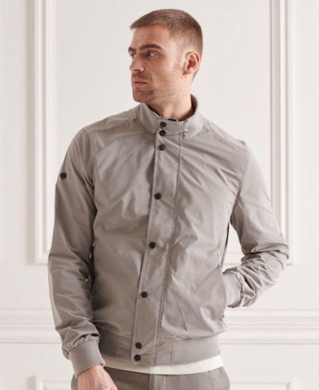 Superdry - Harrington Studio - Jas - Lichtgewicht - Slanke Pasvorm