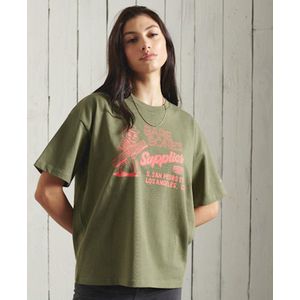 Superdry - Workwear - T-shirt - Oversized - 100% Katoen
