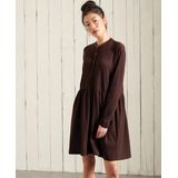 Superdry - Damesjurk - Jersey - Lange Mouwen - Geruite Rok