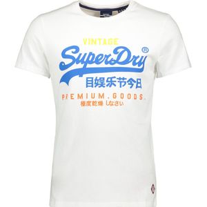 Superdry - Vintage Logo Tri 220 - T-shirt - Wit - Regular Fit