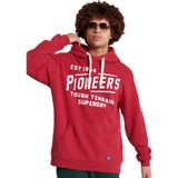 Heritage - Mountain Graphic Hoodie - Groen - Katoen/Polyester