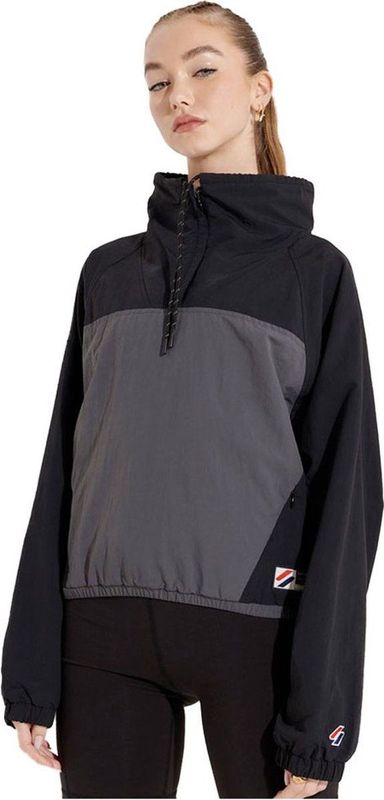 Superdry - Retro Overhead Cropped Cagoule - Tussenjas - Kleurvlakken - Polyester