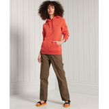 Superdry - Hoodie - Oranje - Katoen