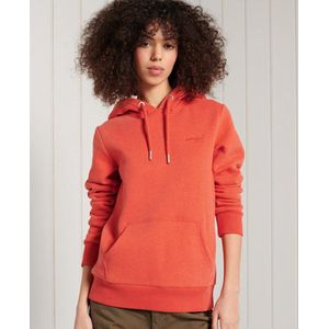 Superdry - Hoodie - Oranje - Katoen