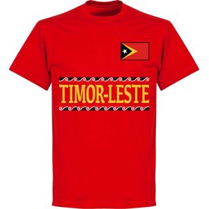 Oost-Timor Team T-Shirt - Rood - Kinderen - 98